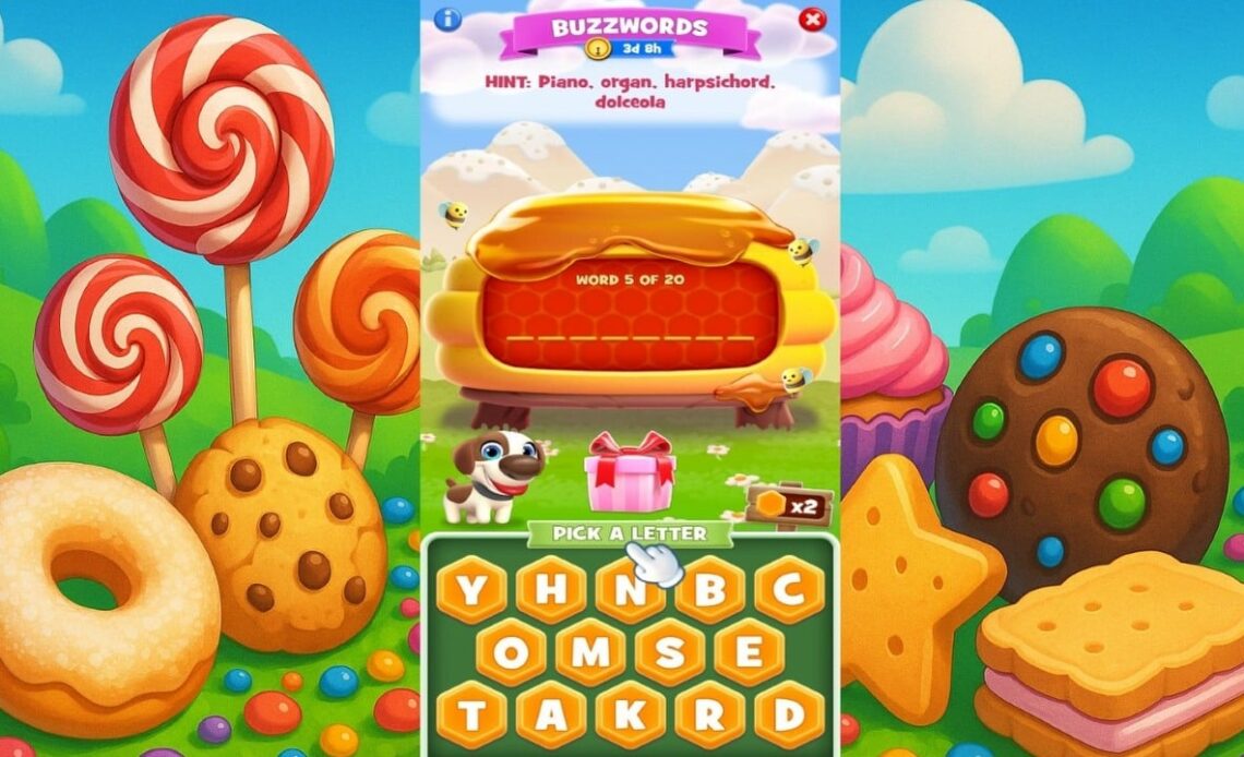 "Klavier, Orgel, Cembalo, Dolceola" in Cookie Jam. Diese Antwort kann Sie überraschen