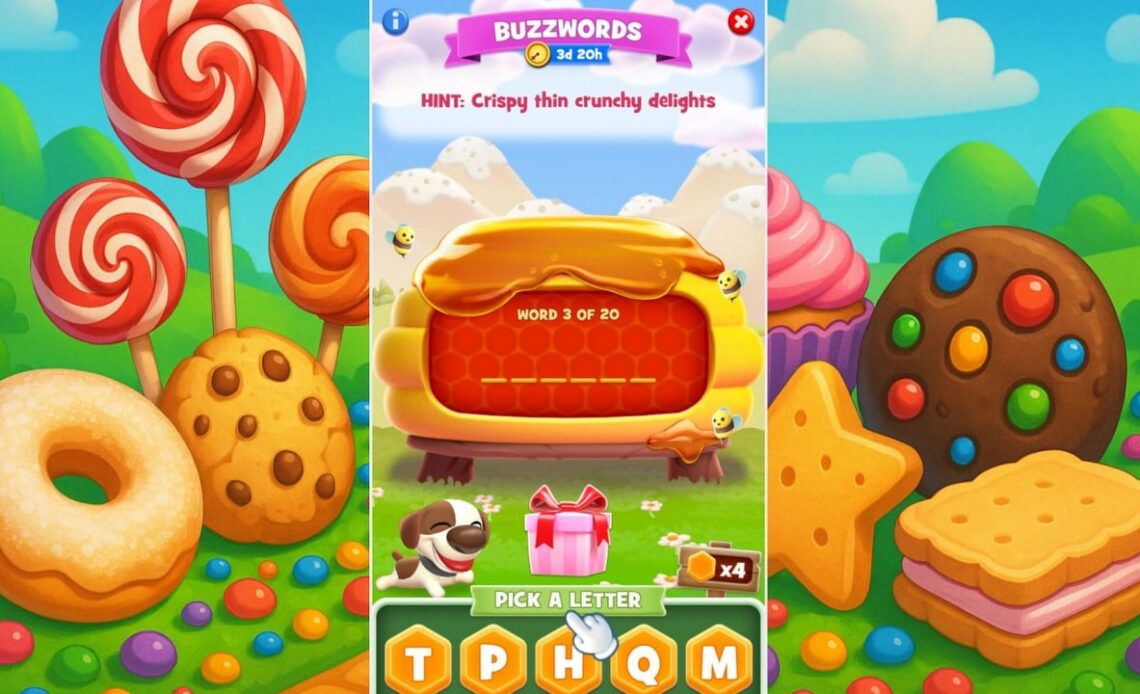 Suchen Sie nach der Antwort auf "knusprige dünne knusprige Köstlichkeiten" in Cookie Jam? Du bist am richtigen Ort