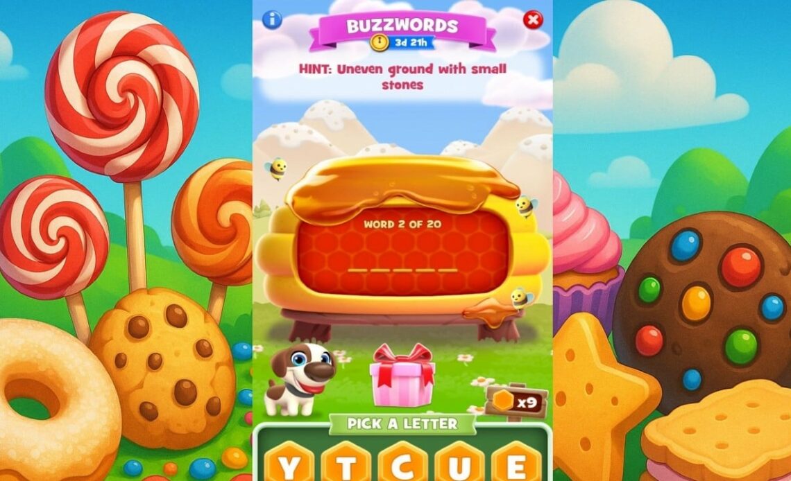 "Unebener Boden mit kleinen Steinen" in Cookie Jam verwirrt dich? Wir kennen die Antwort