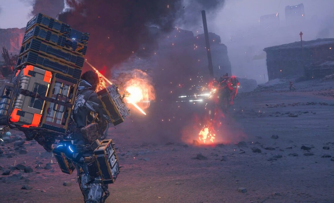 Best weapons in Death Stranding 2 worth adding to your arsenal, each has a very specific use, image source: Źródło fot. Kojima Productions.