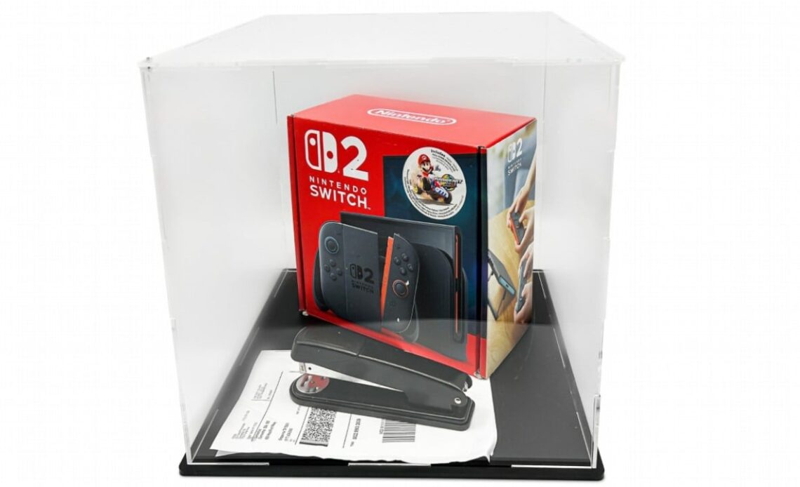 200,000 dollars for stapled Switch 2. The console from GameStop is breaking records at a charity auction, image source: eBay.