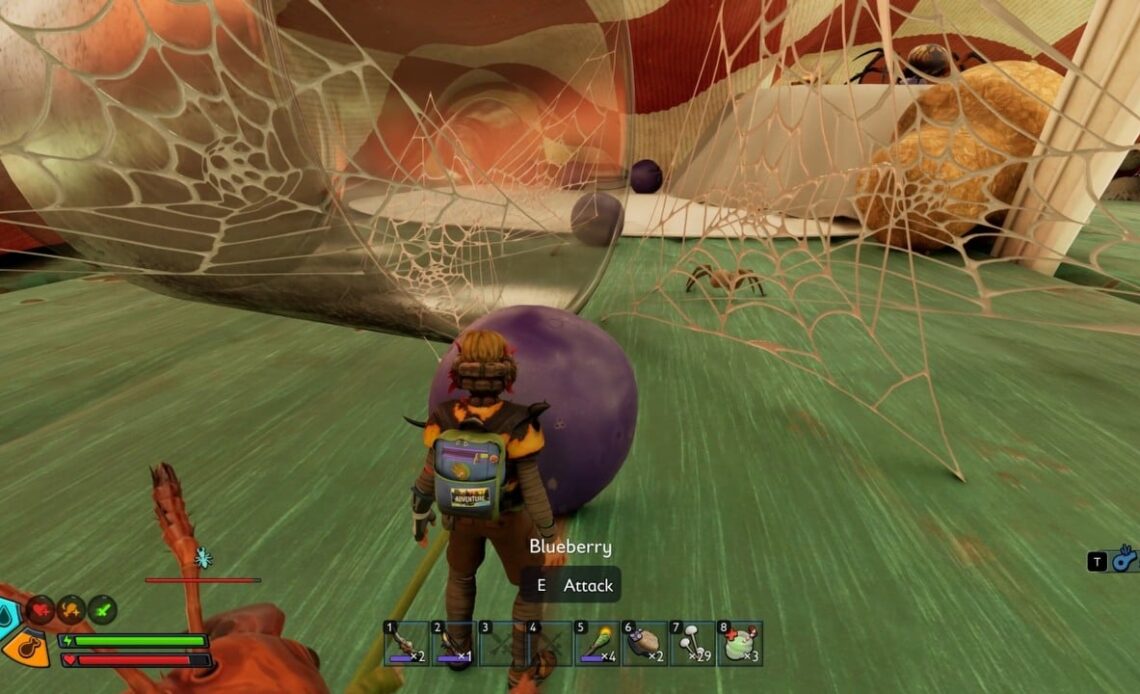 Berry location in Grounded 2. Get Blueberry and Lingonberry Leather easily, image source: Grounded 2, developer: Obsidian Entertainment, Eidos-Montréal.