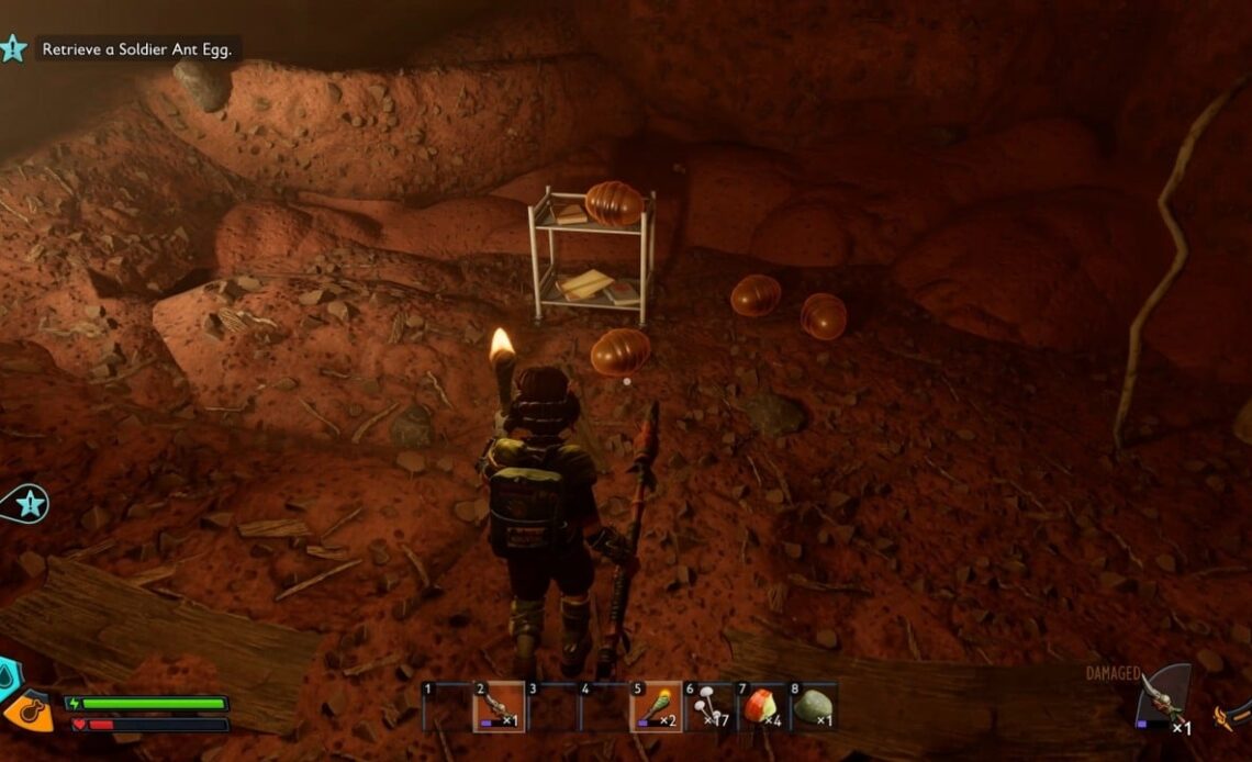 Looking for mount in Grounded 2? Don’t mistake Soldier Ant Egg with Red Ant Egg, image source: Grounded 2, Obsidian Entertainment, Eidos-Montréal.