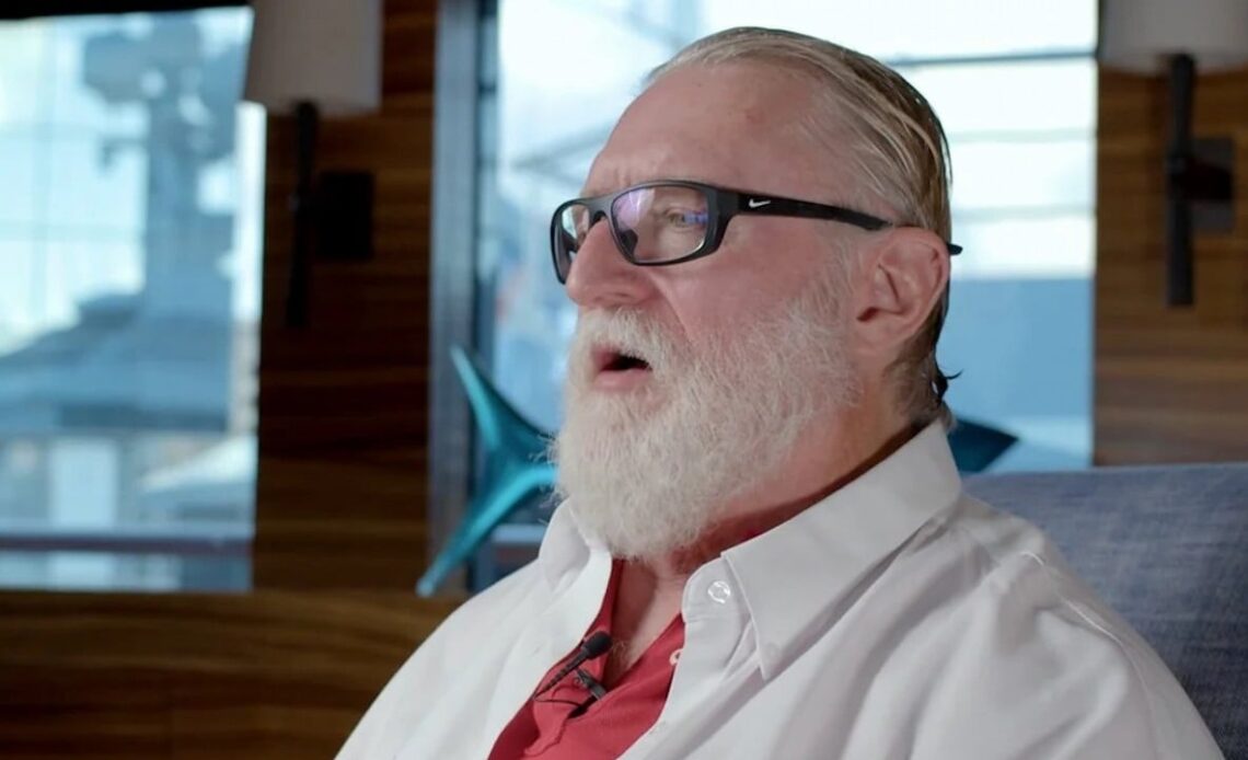 Gabe Newell on the future of the industry. Those who understand AI will win, not necessarily those who can code, image source: YouTube: Valve; 2024.