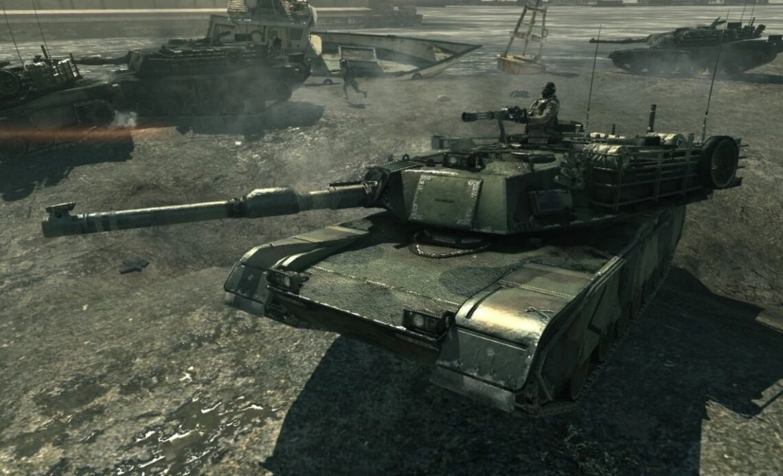 US Army M1 Abrams tanks now rock miniguns - just like in Call of Duty: Modern Warfare 3, image source: Call of Duty: Modern Warfare 3, Developer: Sledgehammer Games.