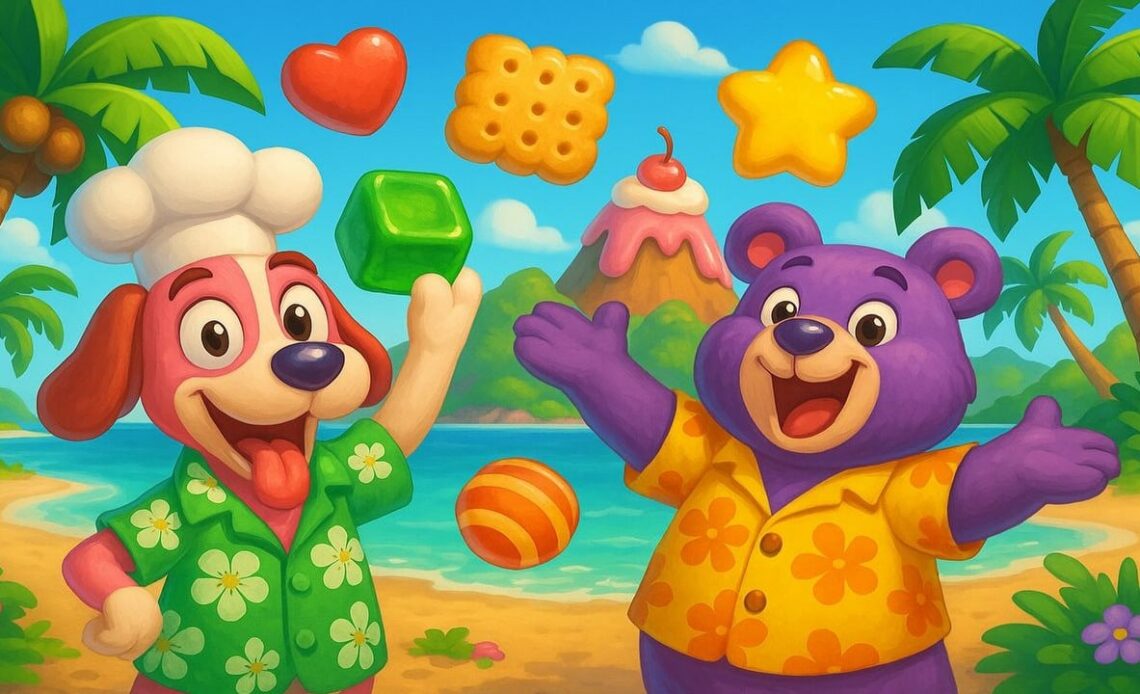 Puzzled by “Sun, palms, warm rain, fruits exotic and sweet” in Cookie Jam? We will help you, image source: Image by ChatGPT.