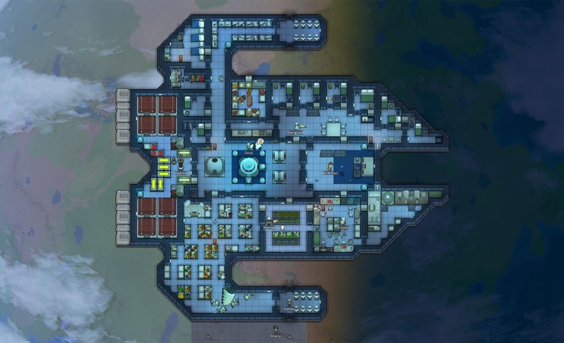 How to get grav engine in RimWorld. Fly your own gravship to the stars... or asteroids, image source: Rimworld, Developer: Ludeon Studios.