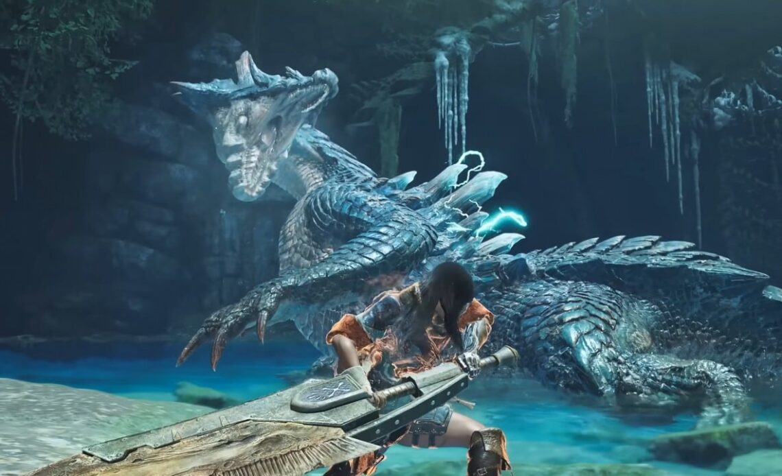 How to unlock Lagiacrus quest in MH Wilds and fight the new underwater opponent, image source: Monster Hunter: Wilds, Developer: Capcom.