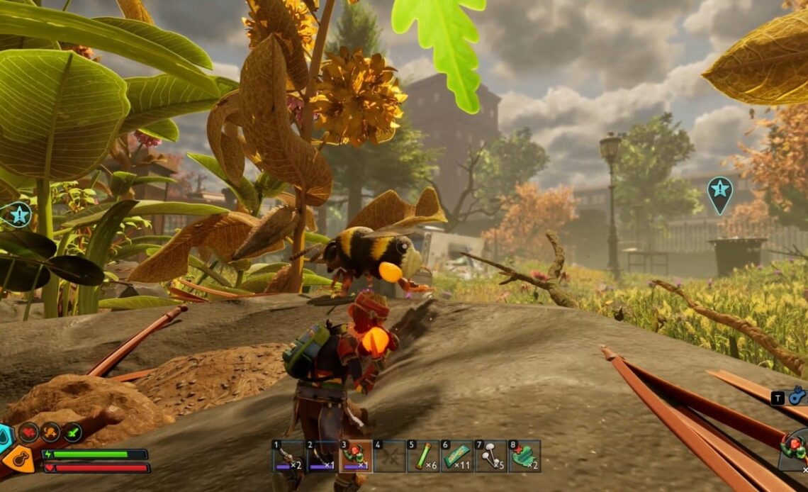 Are you a spearman looking for Bee in Grounded 2? We know where they rest!, image source: Grounded 2, developer: Obsidian Entertainment, Eidos-Montréal.