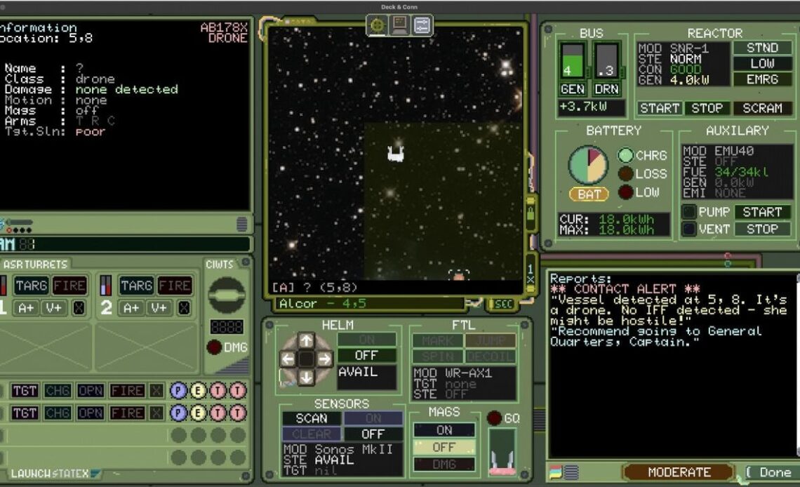 Deck and Conn is a pixel-art Cold War FTL that feels ripped from a 90s strategy magazine demo disk, image source: Deck + Conn, Developer: Funtime Electrics.