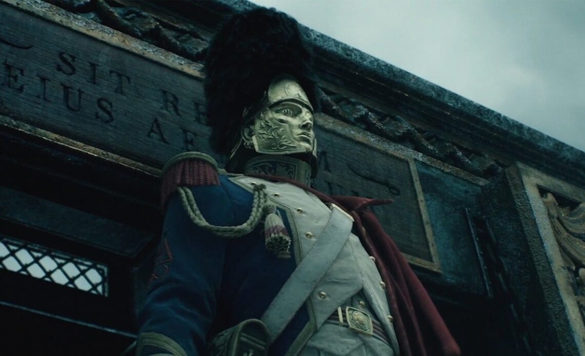 Dark, first-person soulslike game set in the Napoleonic era. Valor Mortis is a new game from the creators of Ghostrunner, image source: One More Level,.