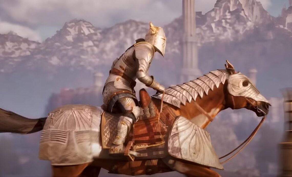 Oblivion player turns his horse into a rocket. Radical mount enchantment has a comical and uncontrollable effect, image source: Bethesda Softworks.