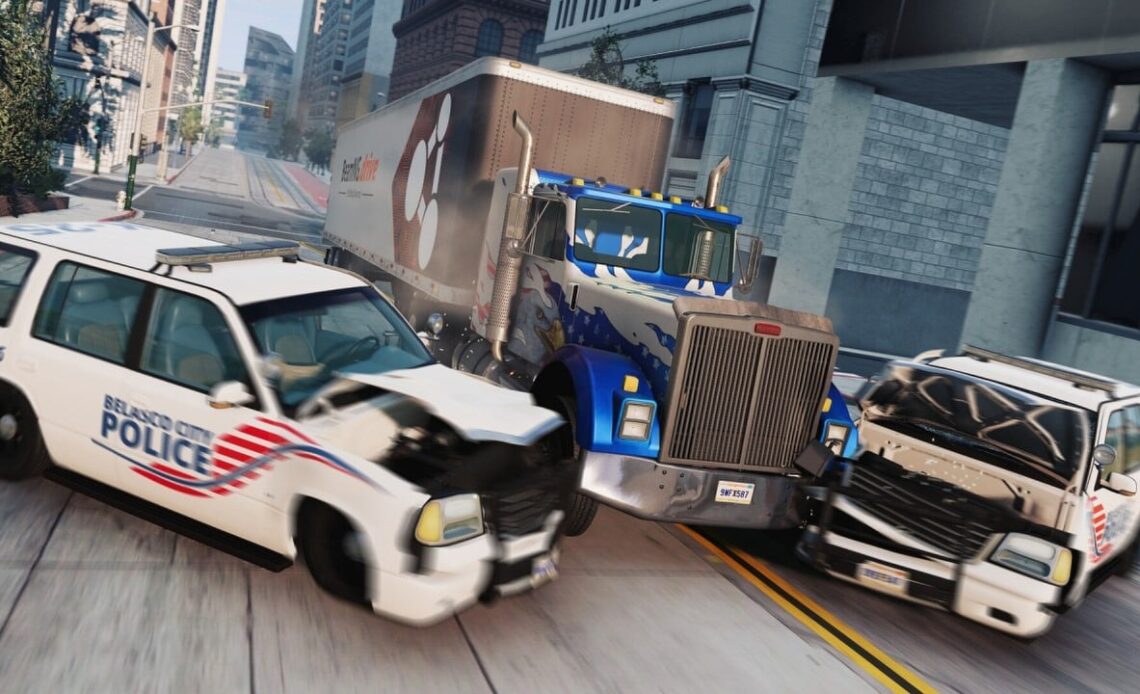 Gamer forced PS4 to run demanding PC game. This may seemed like a bad idea, image source: BeamNG.drive; BeamNG; 2015.