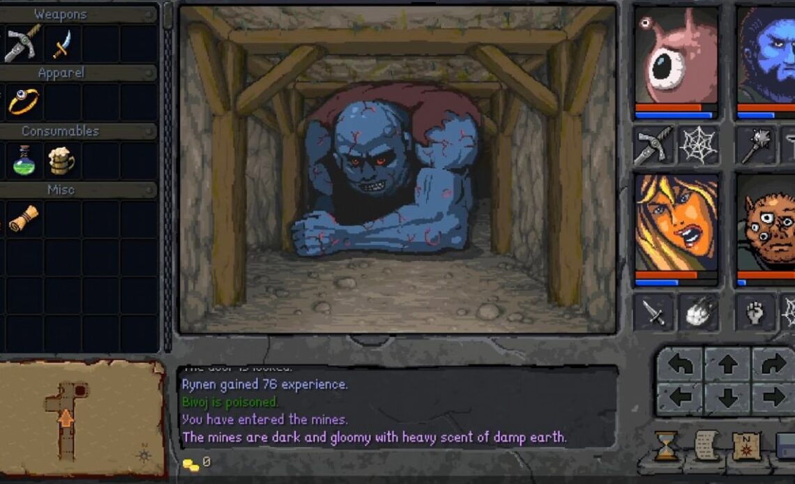 Underkeep is a loving, retro-inspired tribute to classic 90s dungeon crawler RPGs, image source: Underkeep, Developer: Rake in Grass.