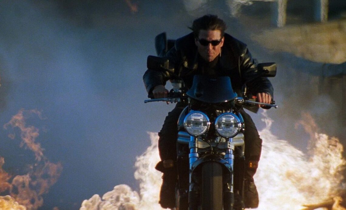 Mark Joseph Connolly was run over on the set of Mission: Impossible - and died a few hours after receiving million in compensation, image source: Mission: Impossible 2, John Woo, Paramount Pictures, 2000.