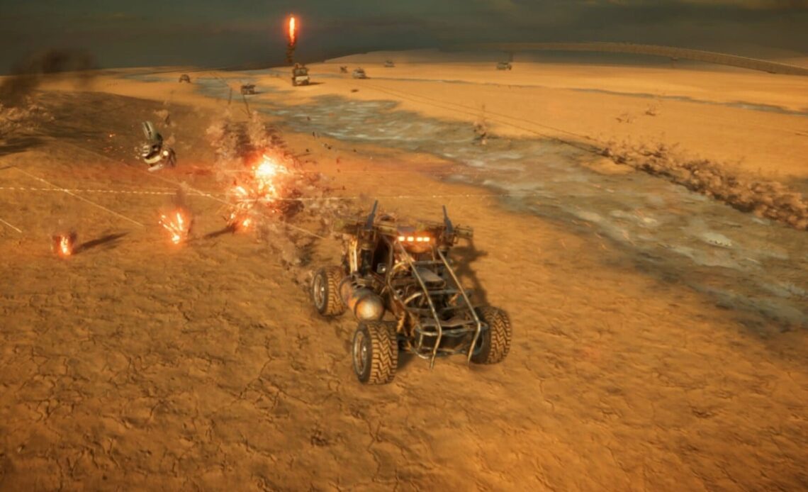 Over a million views in 3 Days. This viral game lets you drive a giant mechanical sandworm, image source: Drivers of the Apocalypse; Developer: Dinosaurs Are Better.