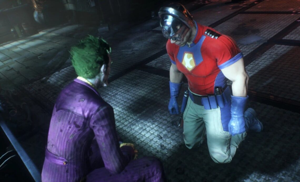 You can play as Peacemaker in Batman Arkham Knight, and he fits in perfectly, image source: Peacemaker mod for Batman: Arkham Knight.