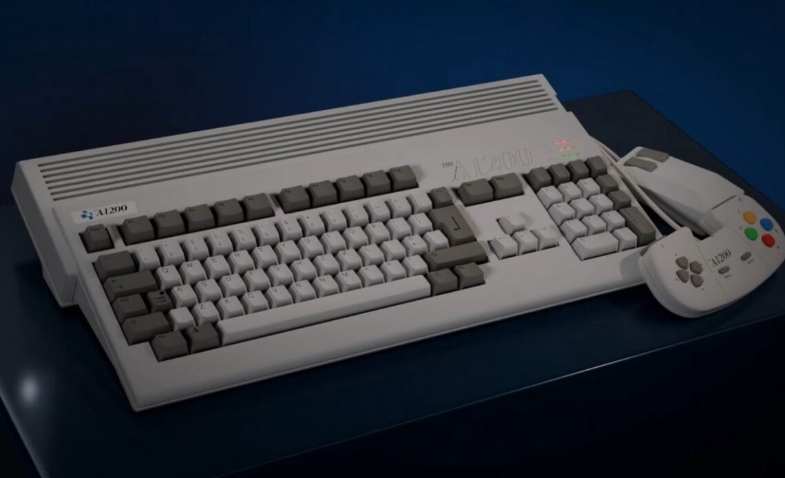 Amiga A1200 returns with built-in games: The device will go on sale in 2026, image source: YouTube: Retro Games; 2025.