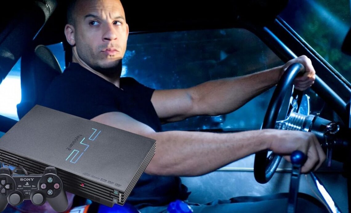 This Reddit user is living their 2001 dream by connecting a PS2 to their car, image source: The Fast and the Furious. Sony..