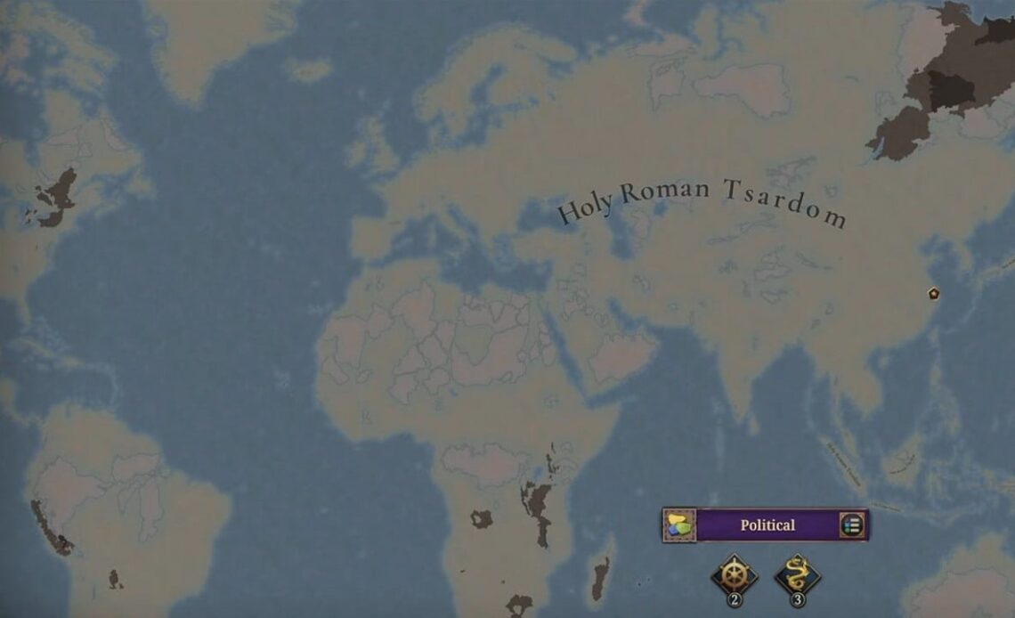 It took less than two weeks: the first player conquered the world in Europa Universalis 5. „It looked like absolute hell”, image source: Paradox.