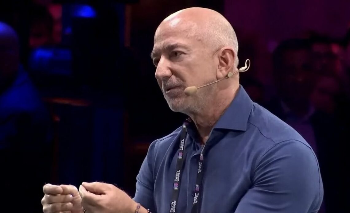 Jeff Bezos founded AI startup, raised more than $6 billion in funding and named himself its CEO, image source: YouTube: Reuters; 2025.