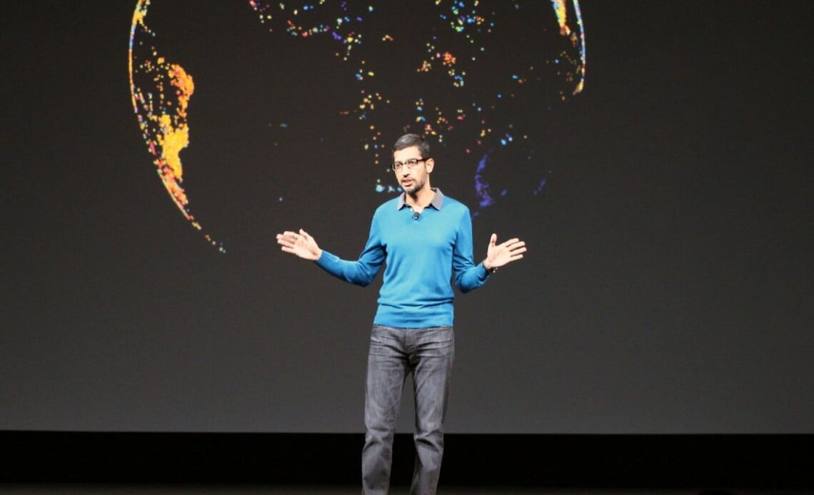 The AI bubble could burst, and no company would be completely safe, according to Google CEO Sundar Pichai, image source: flickr, photo by Maurizio Pesce.