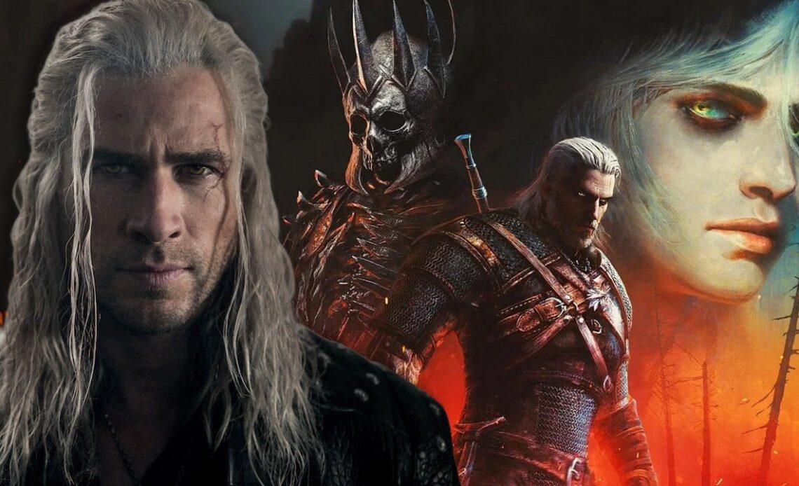 Liam Hemsworth is a fan of The Witcher game. He thinks that it is “great if you don’t have a job or anything else to do in life”, image source: The Witcher, Lauren Schmidt-Hissrich, Netflix, 2019 / The Witcher 3: Wild Hunt, CD Projekt Red.