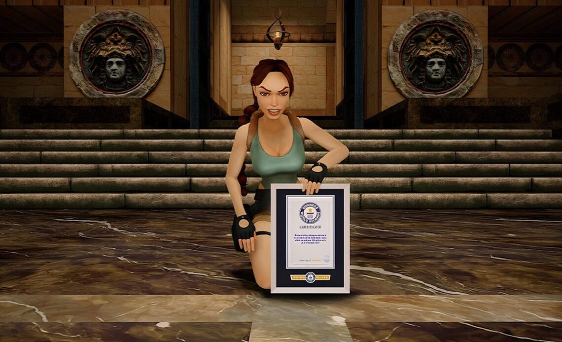 „A true gaming icon.” Lara Croft celebrates a result that other female game characters can only dream of, image source: Guinness World Records.