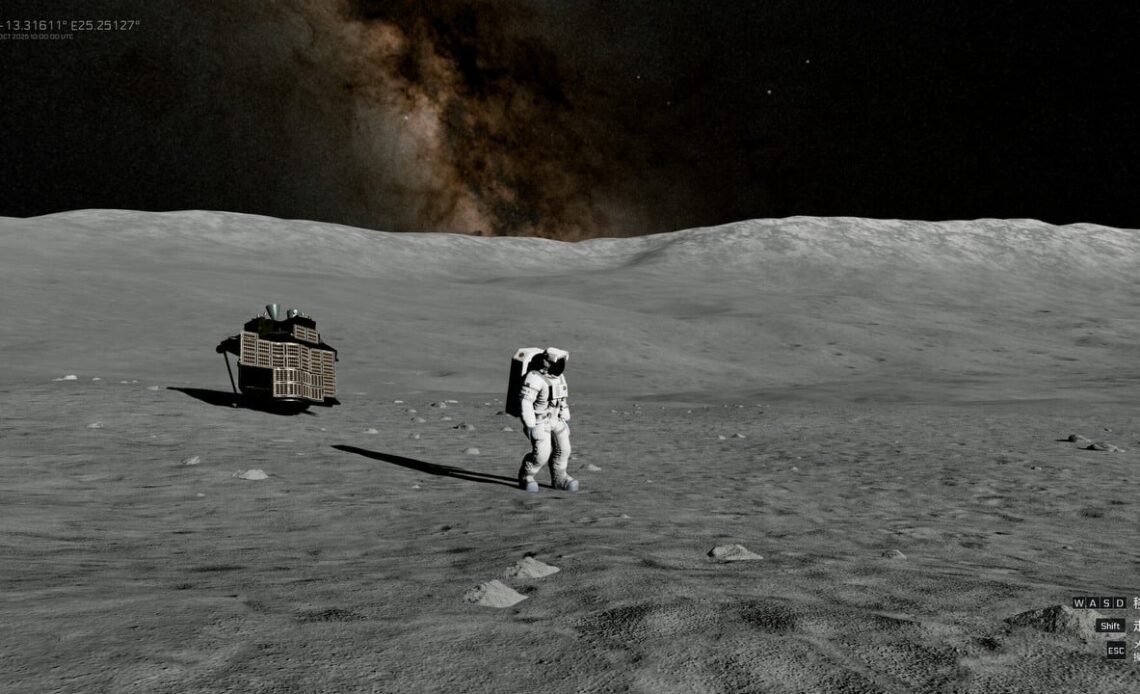 A free trip to the Moon will soon be possible. This upcoming exploration simulator is all about scientific realism, image source: Source: REAM MOON; Developer: historia Inc..