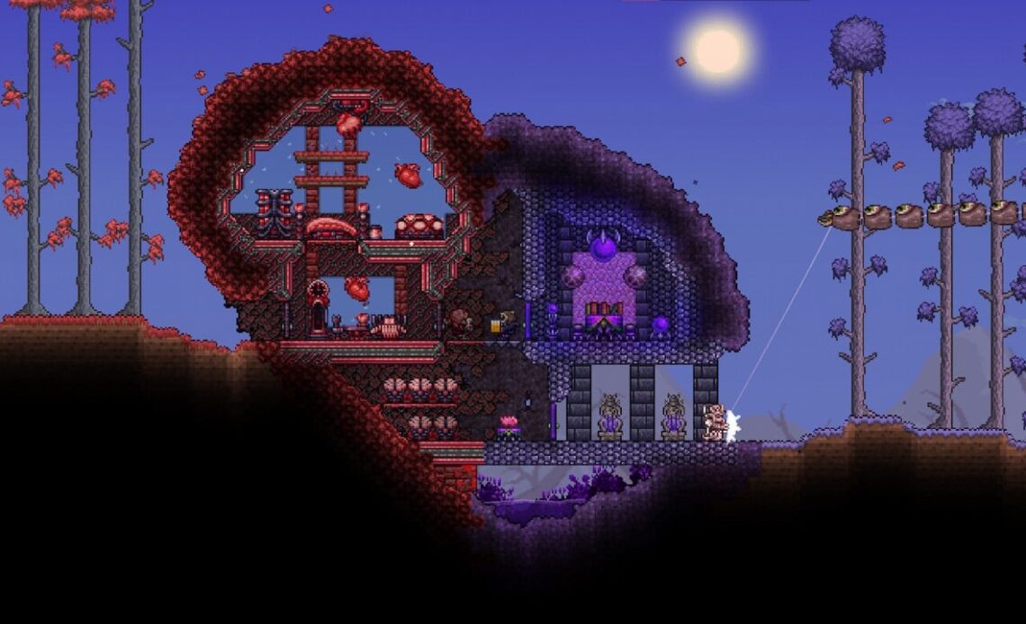 15-year-old sandbox has again attracted a crowd of players. Huge 1.4.5 update appealed to 97% of Terraria fans, image source: Re-Logic.
