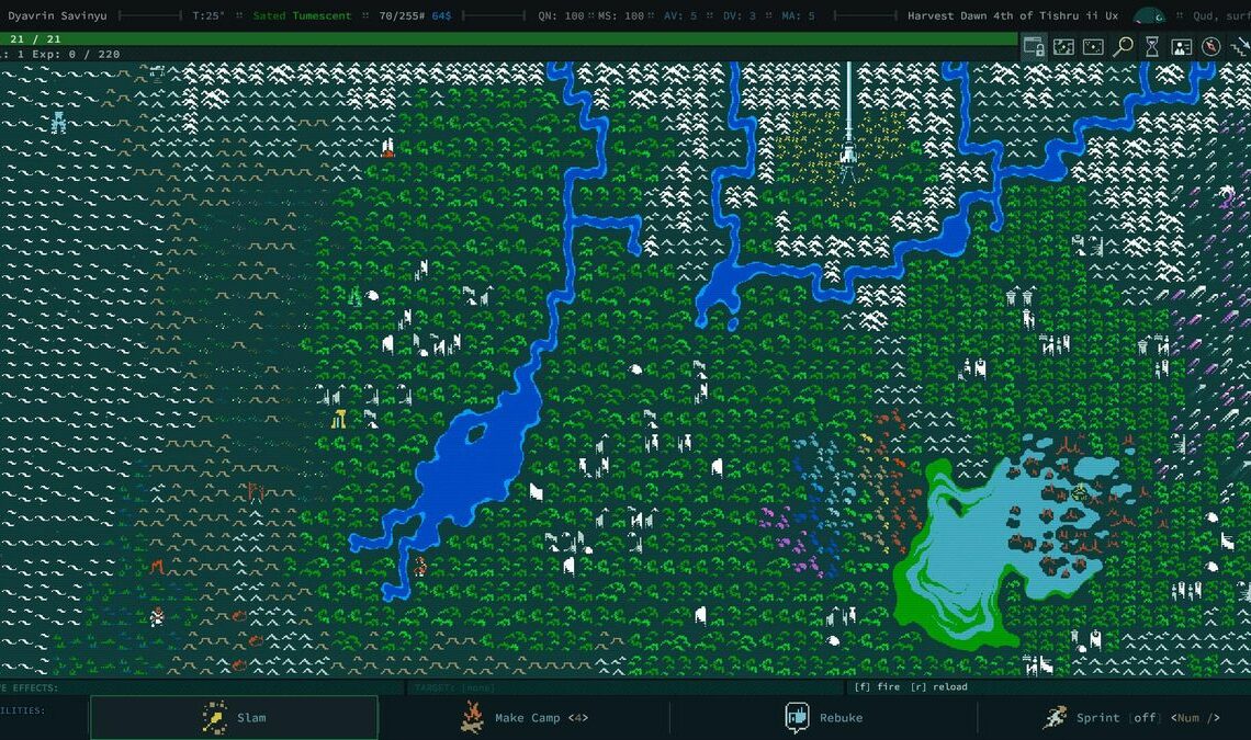 Ich gab Caves of Qud endlich eine Chance und verlor mich in der Soße